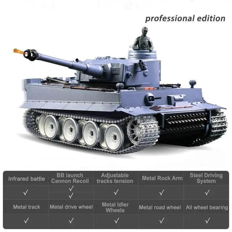  Premium RC Tiger Tank 1 16 Scale Metal Tank Toyland EU -  ToylandEU™