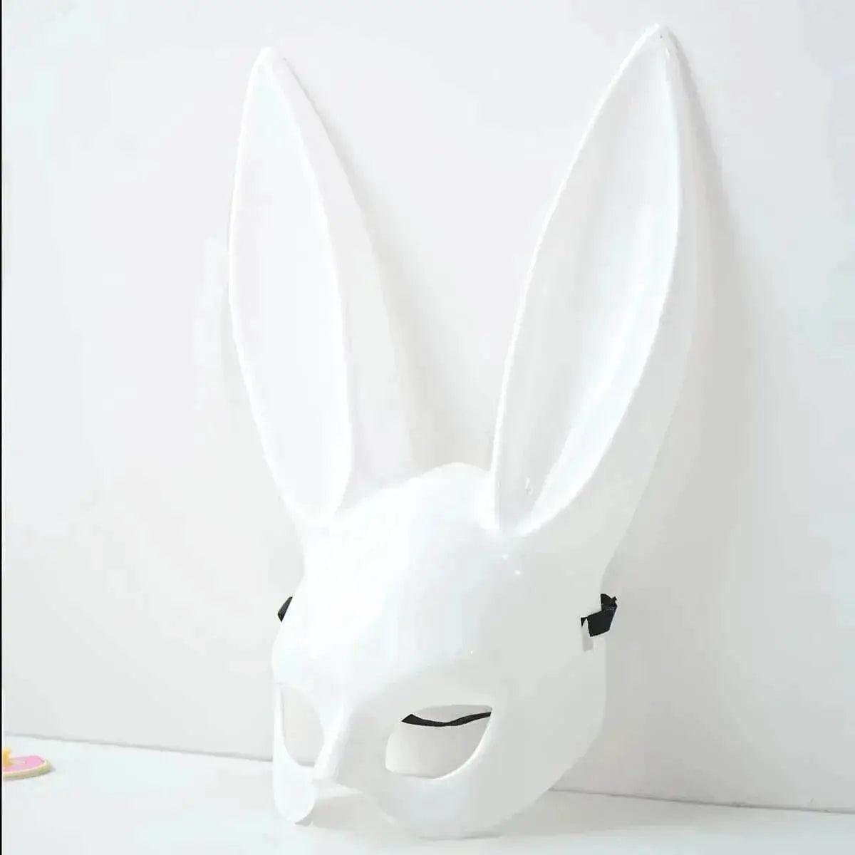 Premium Rabbit Mask Long Ears Matte Black Toyland EU -  ToylandEU™