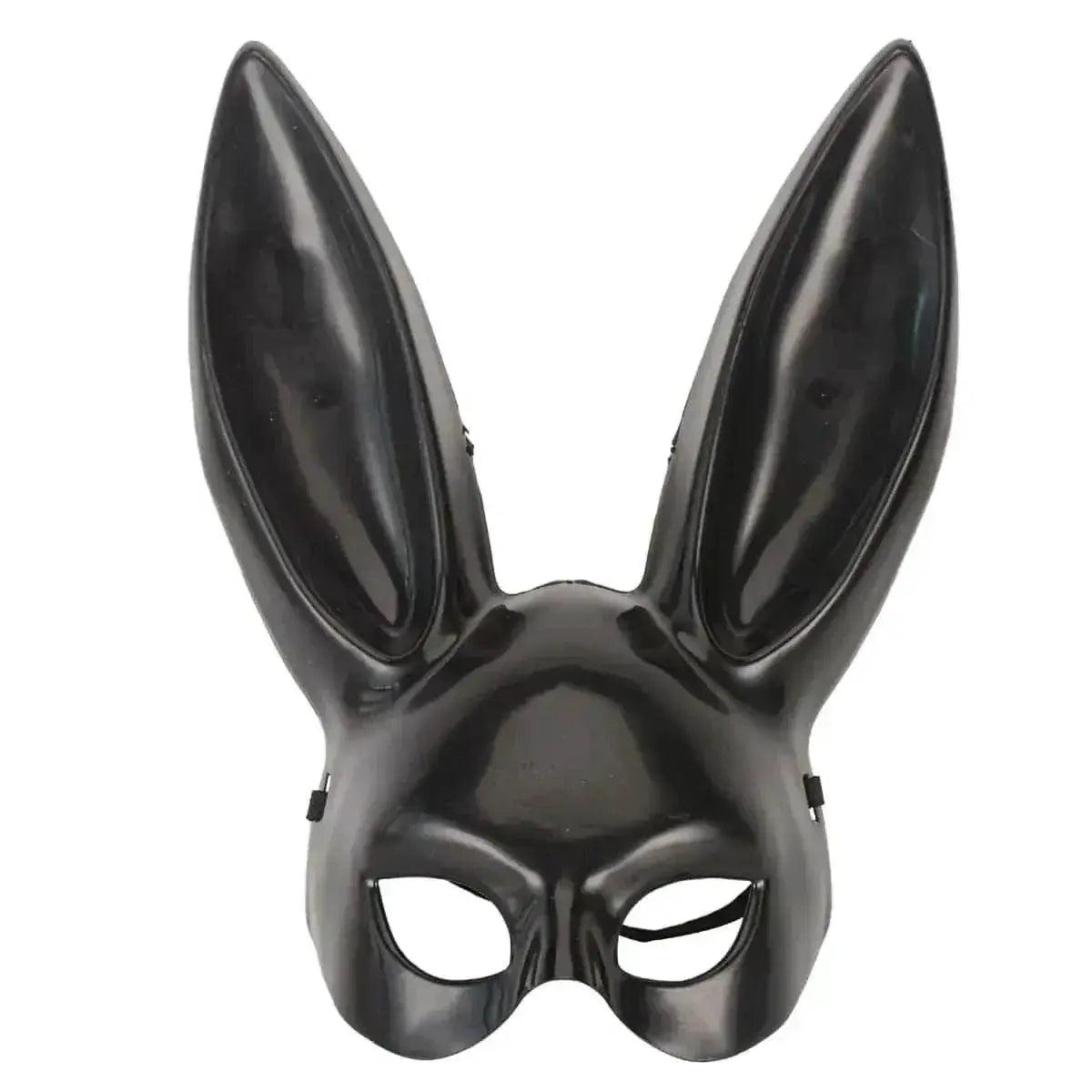  Premium Rabbit Mask Long Ears Matte Black Toyland EU -  ToylandEU™