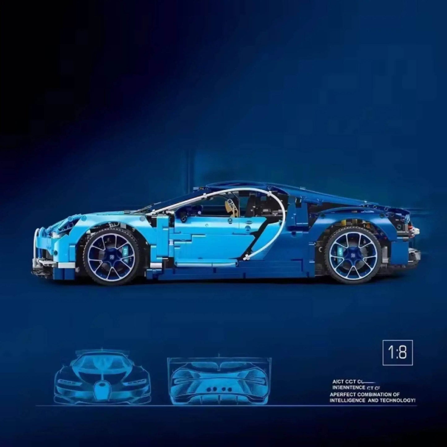 Premium Racing Car Building Blocks 3599Piece 1To8 Gifts - ToylandEU