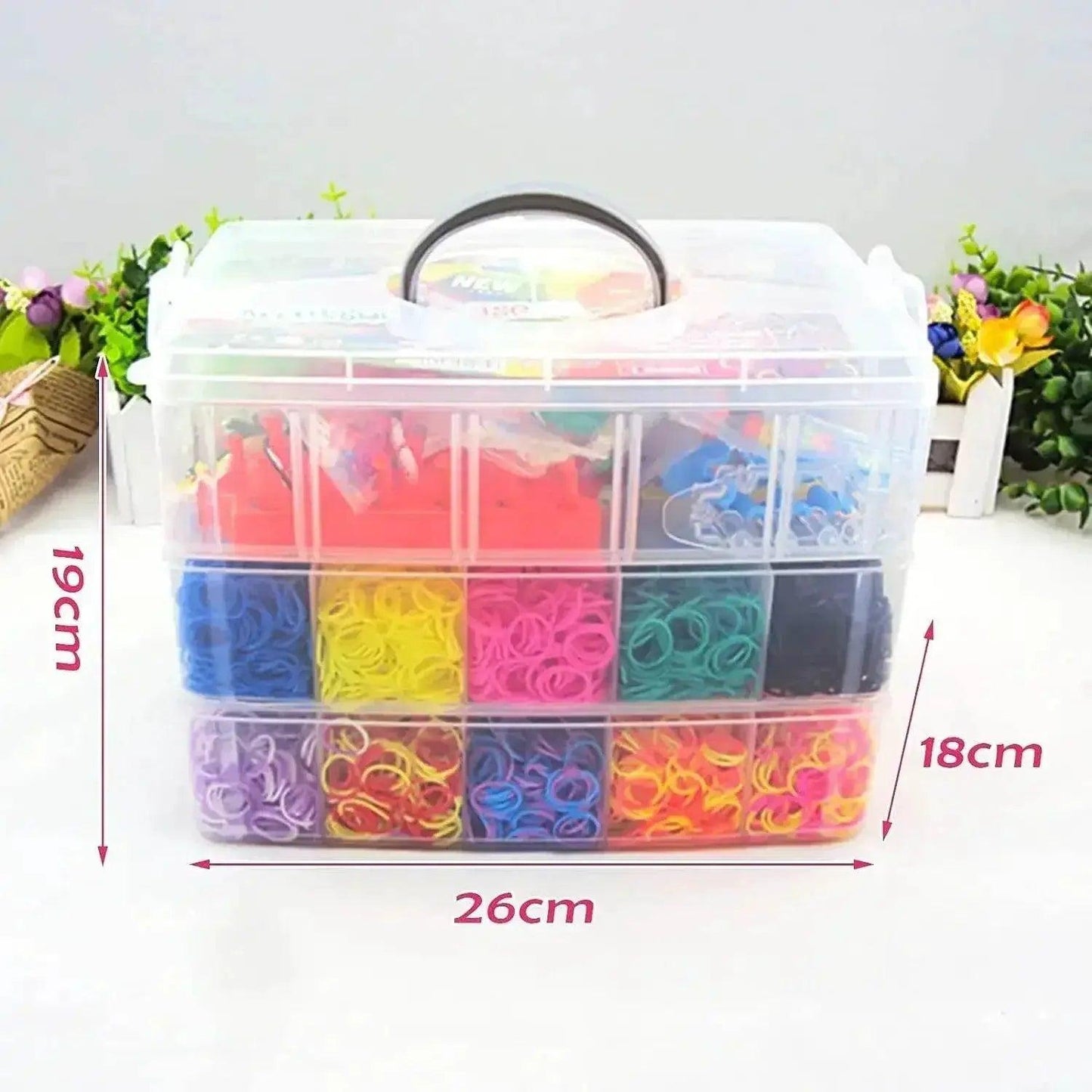  Premium Rainbow Bracelets 15000 Pcs Loom Kit Toyland EU -  ToylandEU™