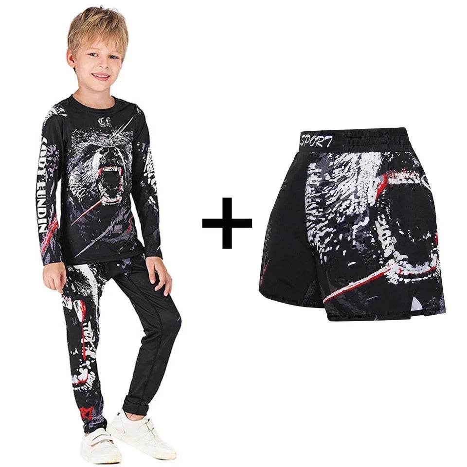 Premium Rashguard Set With Breathable Quick Dry For Boys - ToylandEU
