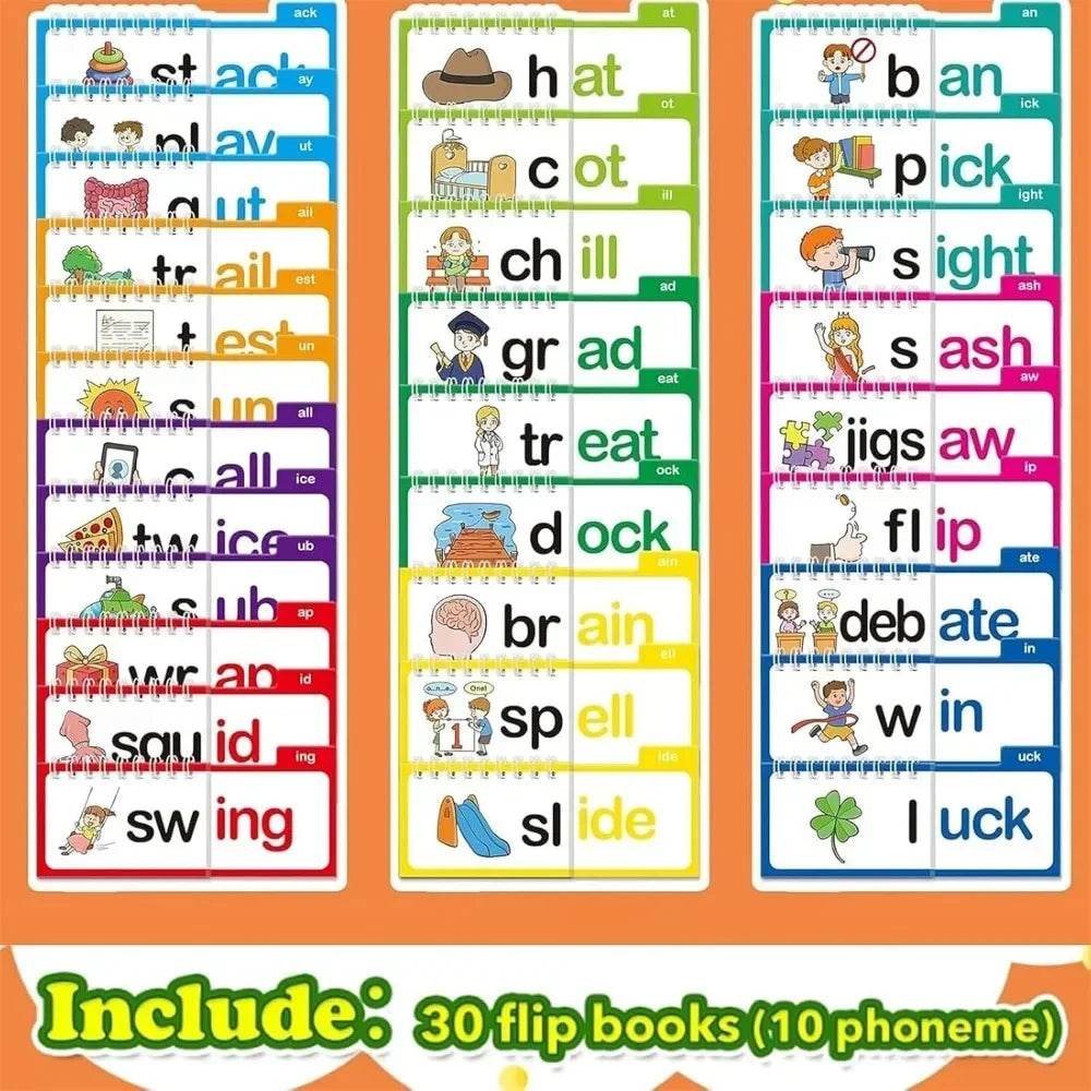 Premium Reading Flip Book 30 Word Set Primary Students - ToylandEU