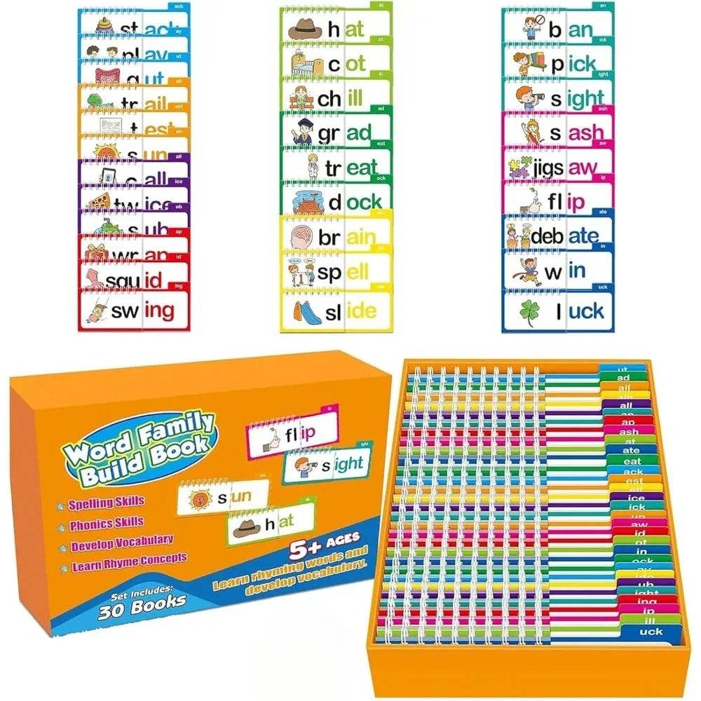 Premium Reading Flip Book 30 Word Set Primary Students - ToylandEU