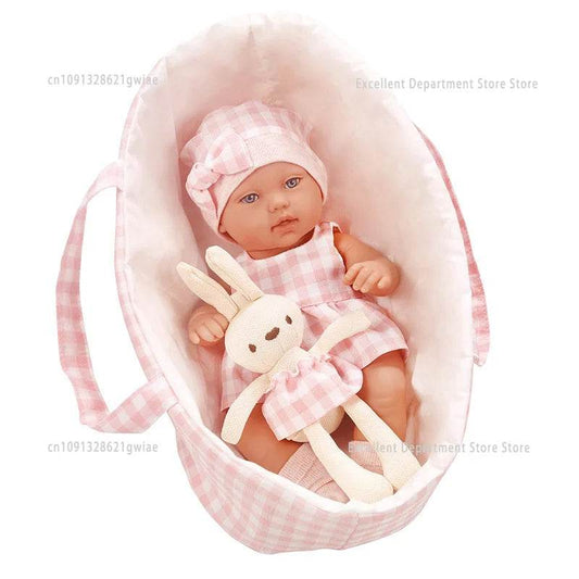 Premium Realistic Reborn Doll 14Inch With Rabbit For Kids - ToylandEU