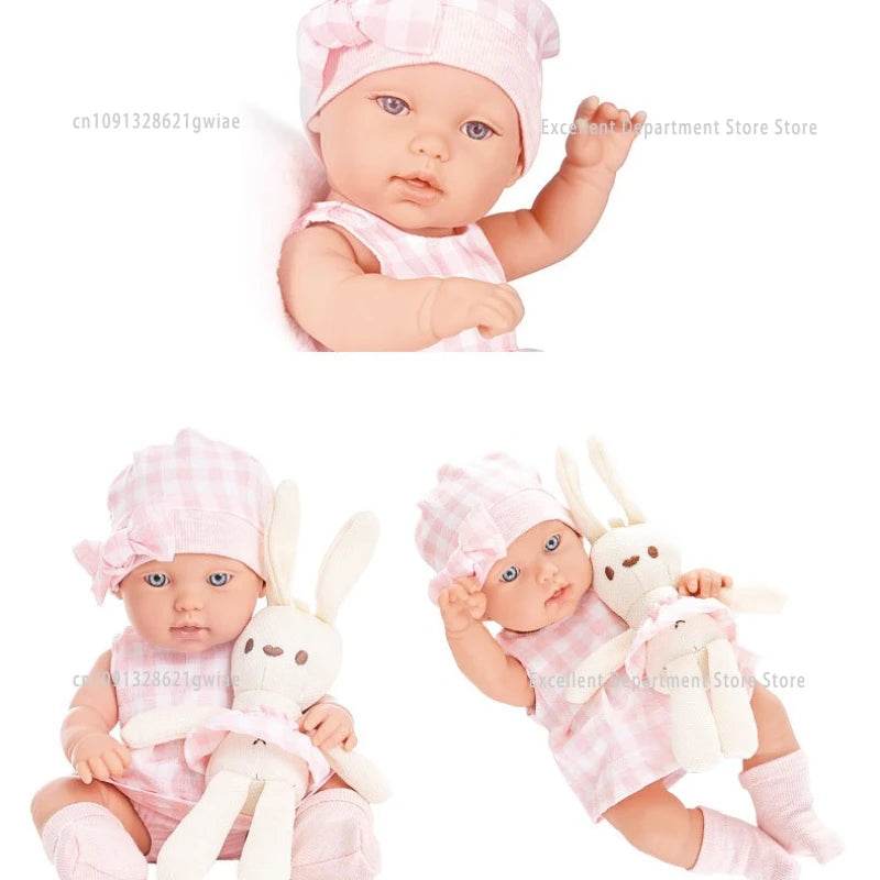 Premium Realistic Reborn Doll 14Inch With Rabbit For Kids - ToylandEU