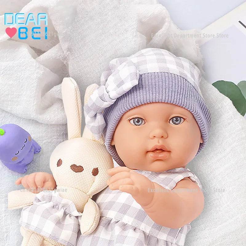 Premium Realistic Reborn Doll 14Inch With Rabbit For Kids - ToylandEU