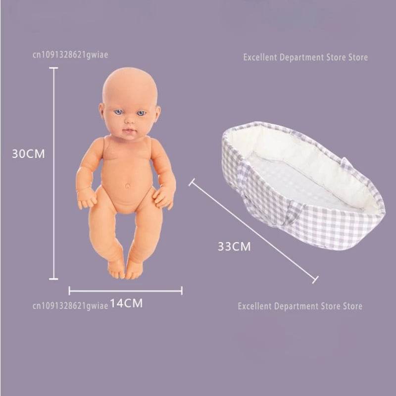 Premium Realistic Reborn Doll 14Inch With Rabbit For Kids - ToylandEU