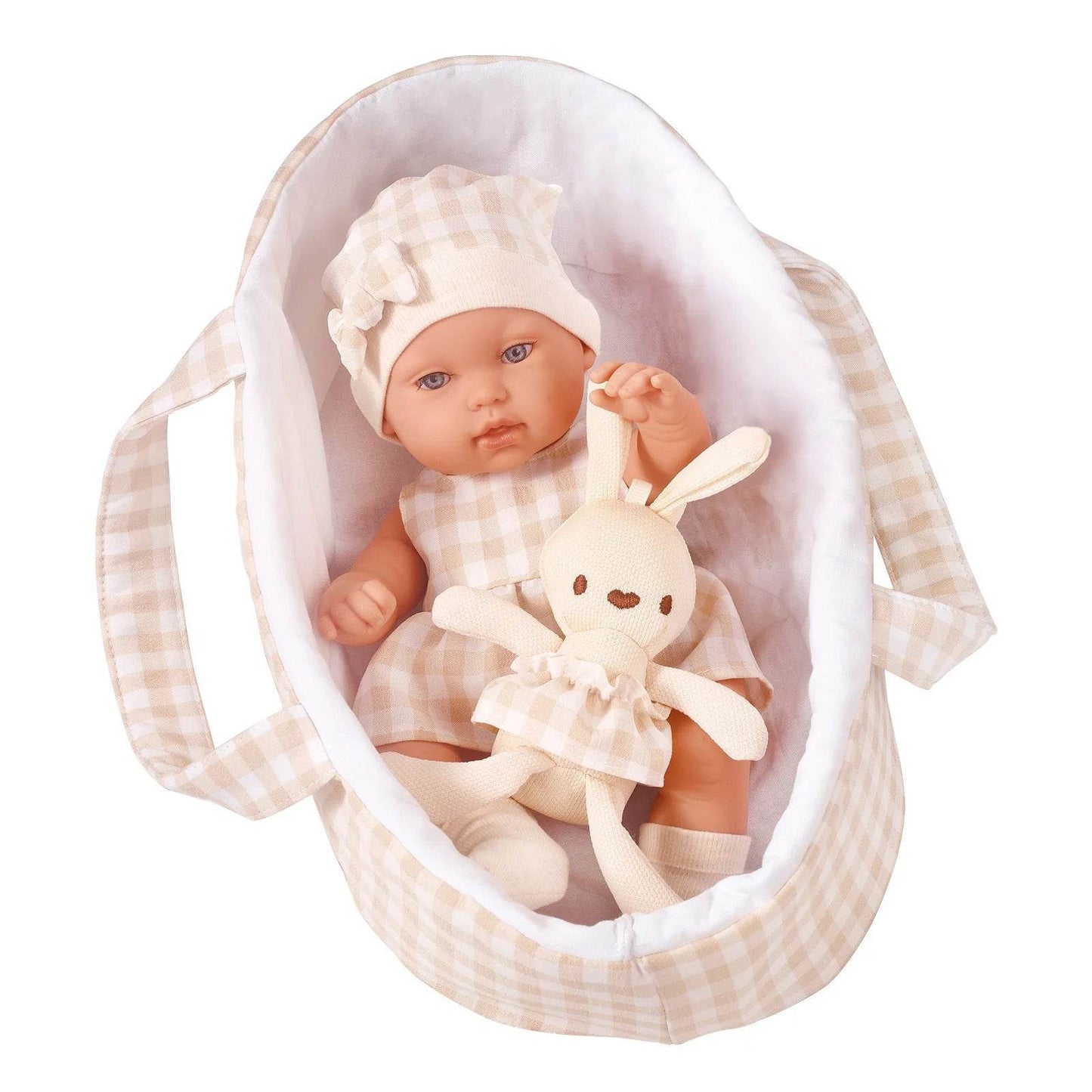Premium Realistic Reborn Doll 14Inch With Rabbit For Kids - ToylandEU