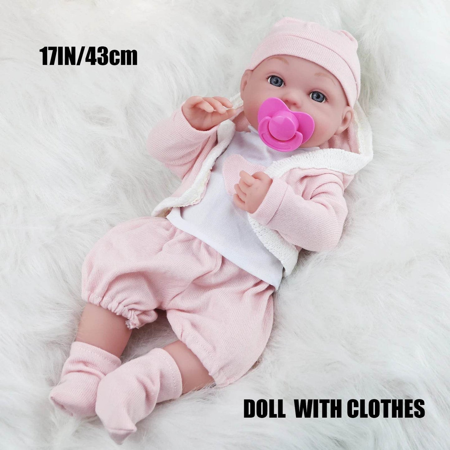 Premium Reborn Baby Doll Soft Vinyl Finish For Children - ToylandEU
