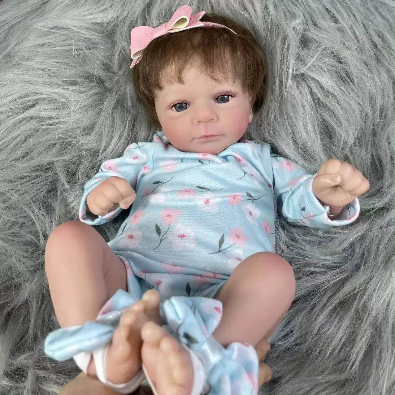 Premium Reborn Baby Dolls Felicia Realistic 18 Inch Gift - ToylandEU