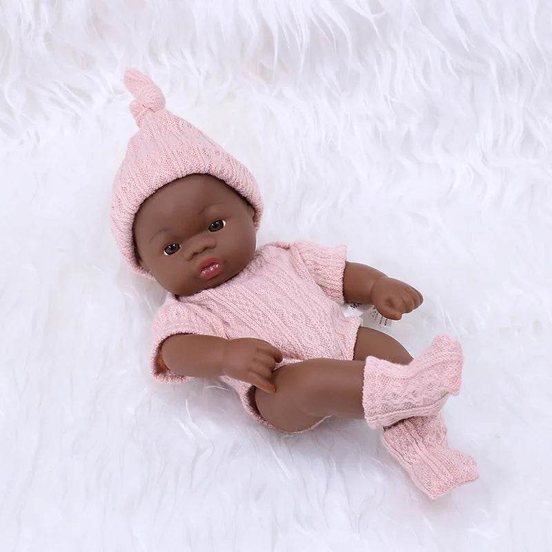 Premium Reborn Doll 20cm African Black For Children - ToylandEU