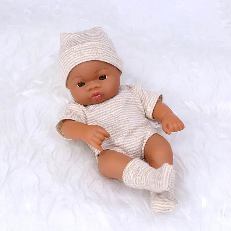 Premium Reborn Doll 20cm African Black For Children - ToylandEU
