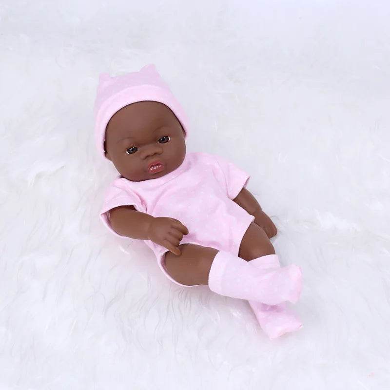 Premium Reborn Doll 20cm African Black For Children - ToylandEU