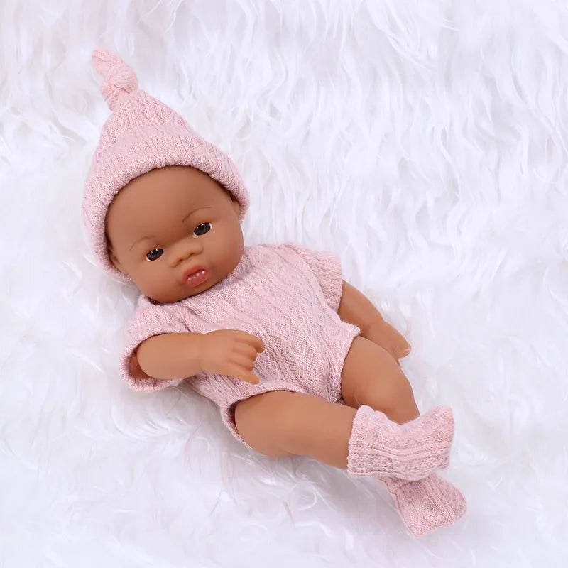 Premium Reborn Doll 20cm African Black For Children - ToylandEU