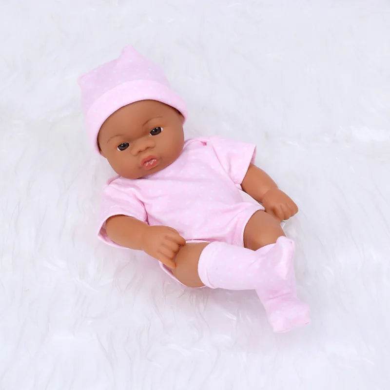 Premium Reborn Doll 20cm African Black For Children - ToylandEU