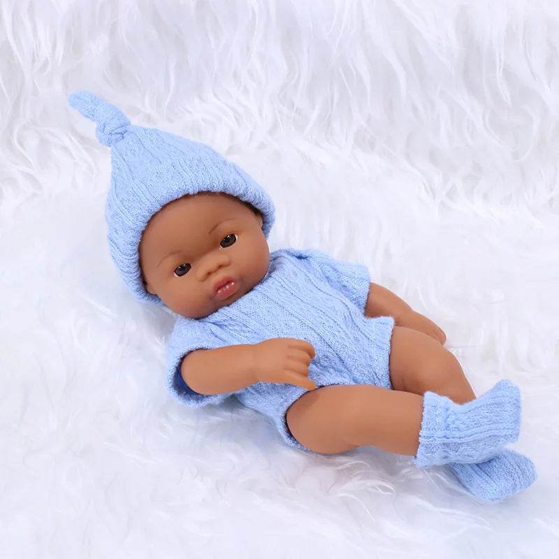Premium Reborn Doll 20cm African Black For Children - ToylandEU