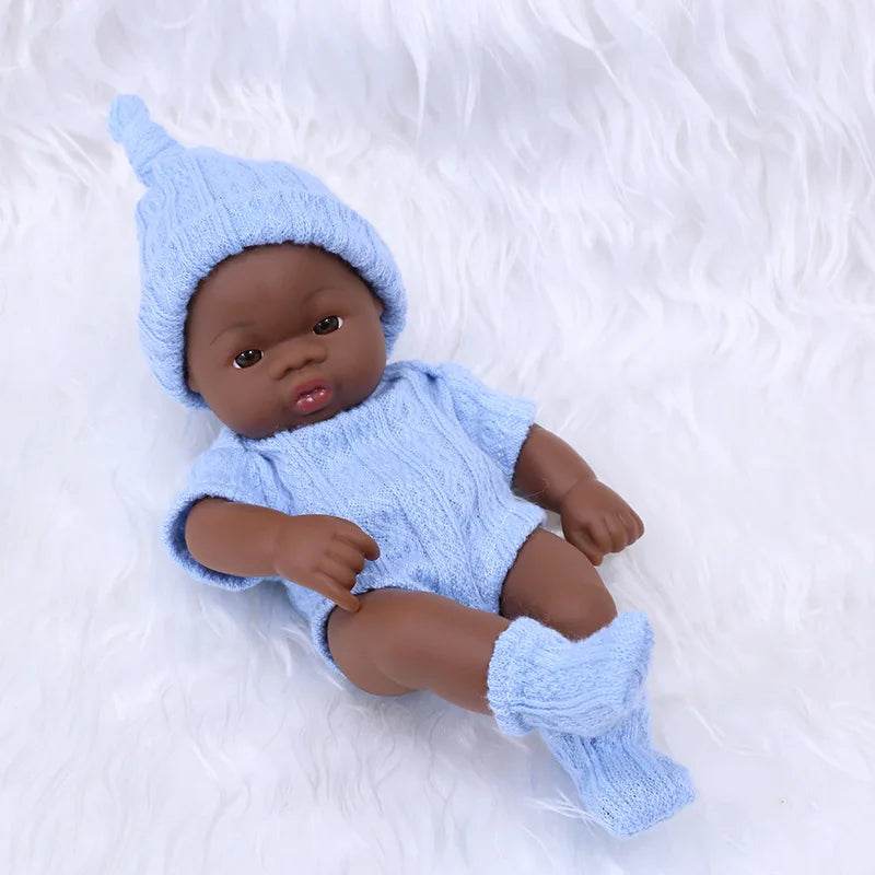Premium Reborn Doll 20cm African Black For Children - ToylandEU