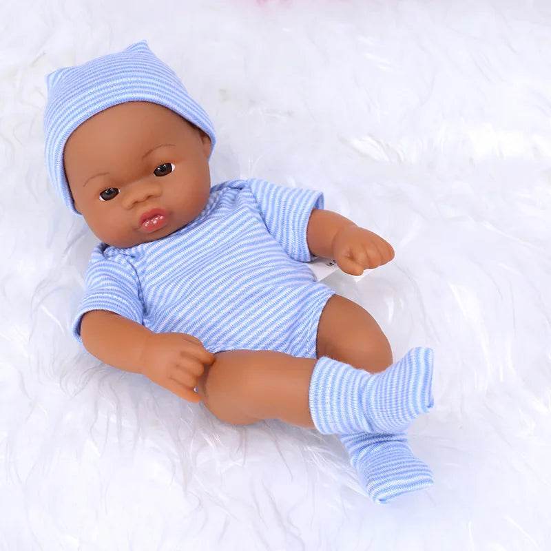 Premium Reborn Doll 20cm African Black For Children - ToylandEU