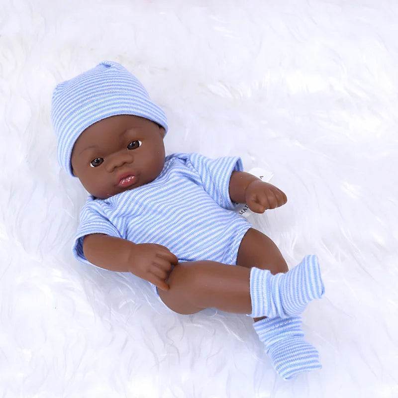 Premium Reborn Doll 20cm African Black For Children - ToylandEU