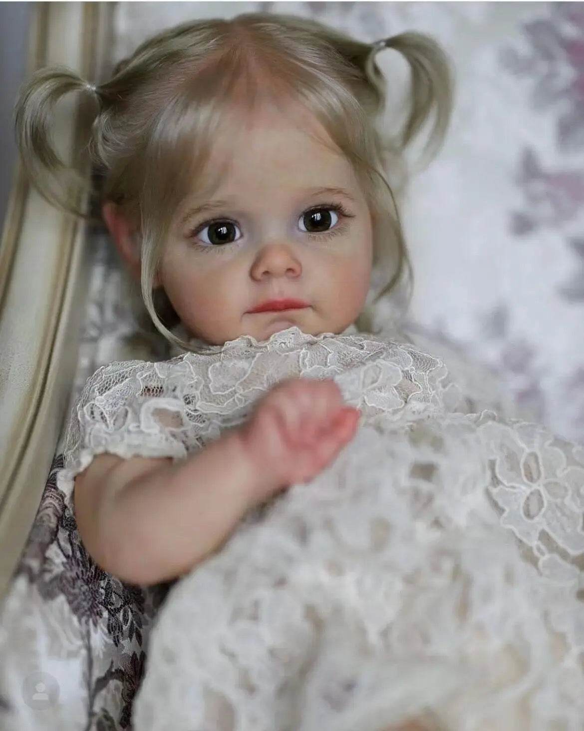 Premium Reborn Doll 60CM Hand Rooted Hair Collectors - ToylandEU