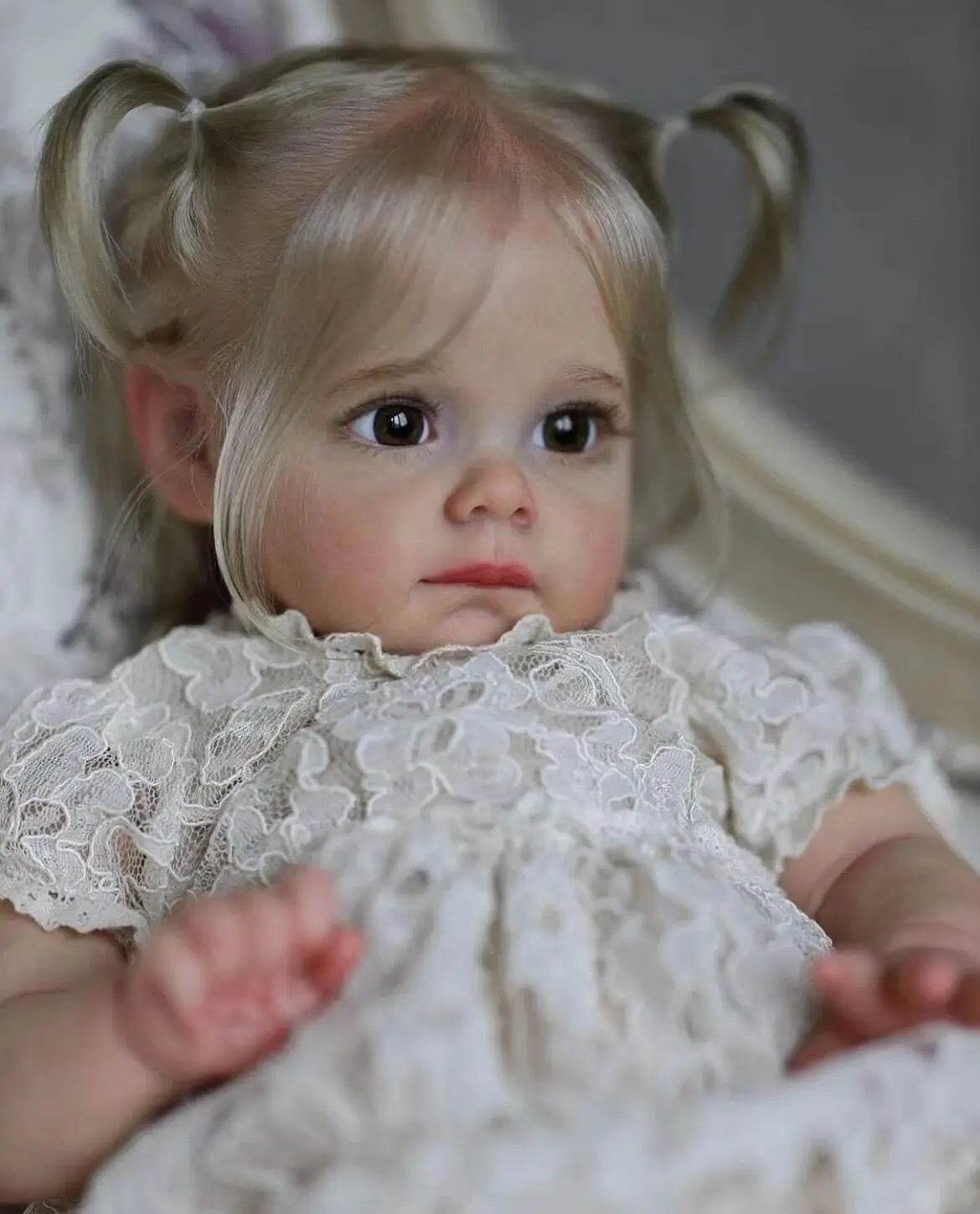Premium Reborn Doll 60CM Hand Rooted Hair Collectors - ToylandEU