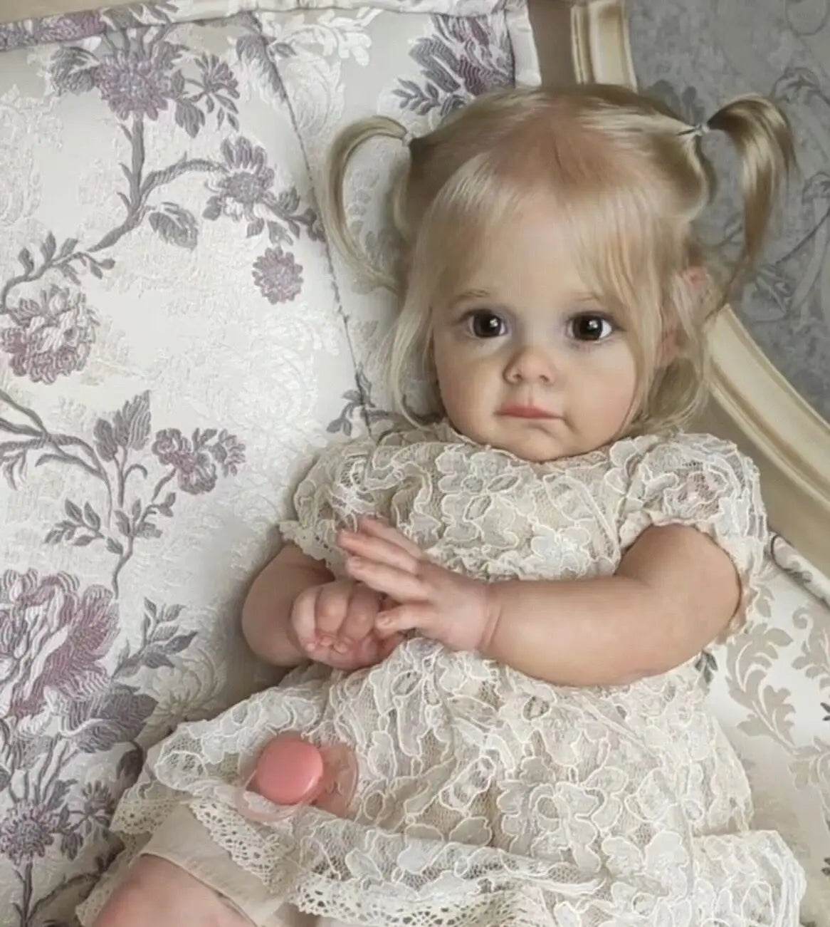 Premium Reborn Doll 60CM Hand Rooted Hair Collectors - ToylandEU