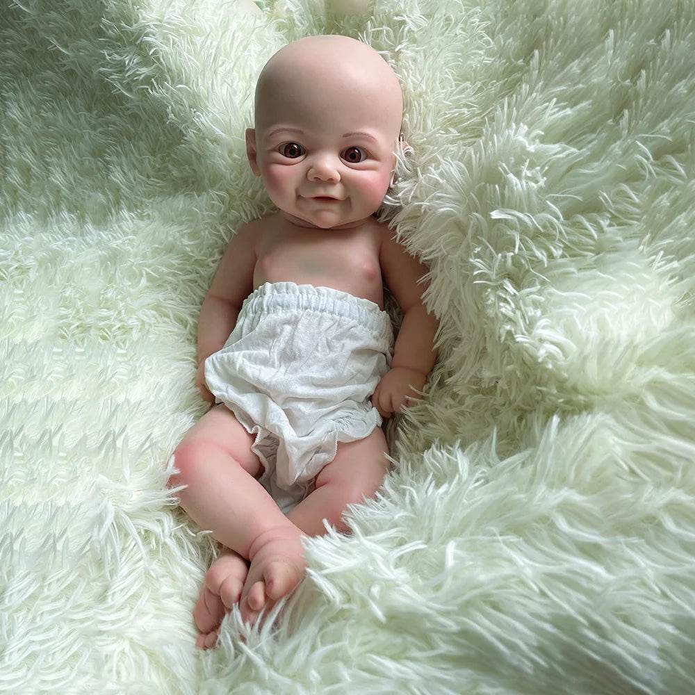 Premium Reborn Doll Full Body Platinum Silicone 18 Inch Gift - ToylandEU