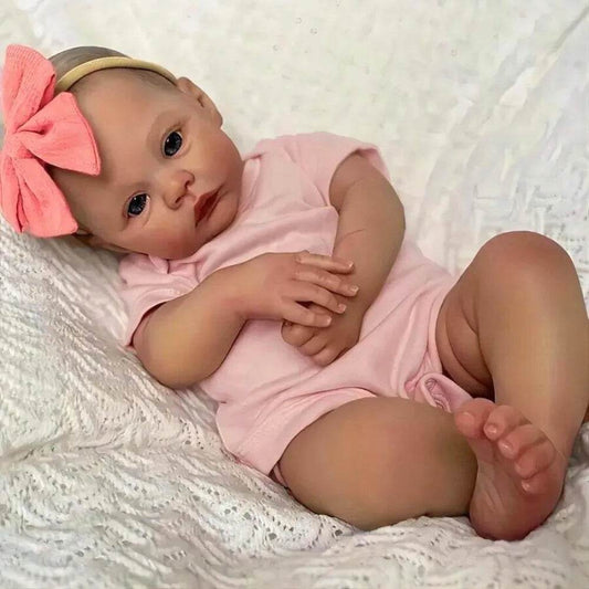 Premium Reborn Doll Full Vinyl 3D Skin Meadow Girl Collector - ToylandEU