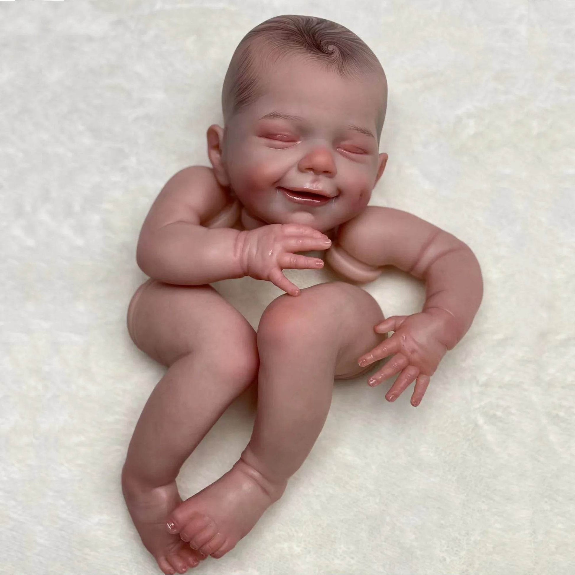 Premium Reborn Doll Kit 18 Inch Genesis Smile Boy Artists - ToylandEU