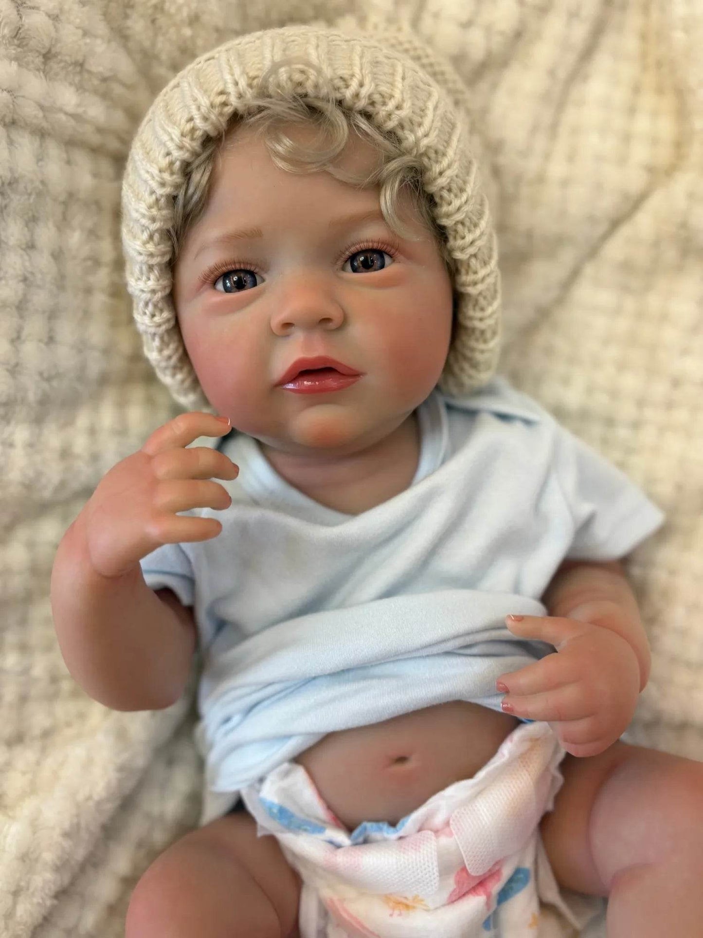 Premium Reborn Doll Rooted Hair 18 Inch For Collectors - ToylandEU
