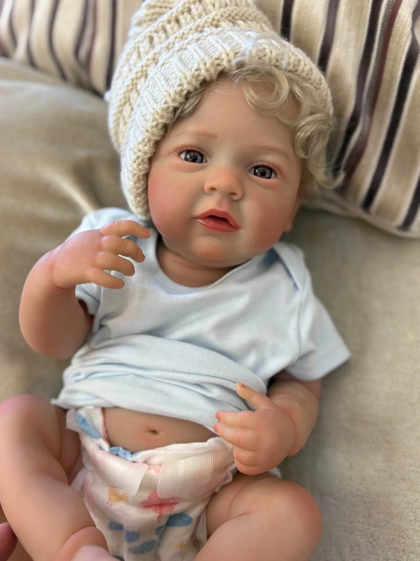 Premium Reborn Doll Rooted Hair 18 Inch For Collectors - ToylandEU