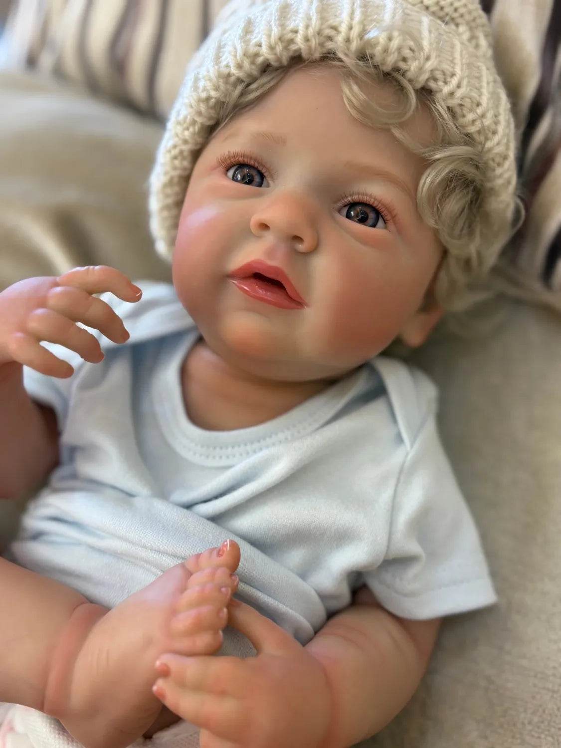 Premium Reborn Doll Rooted Hair 18 Inch For Collectors - ToylandEU