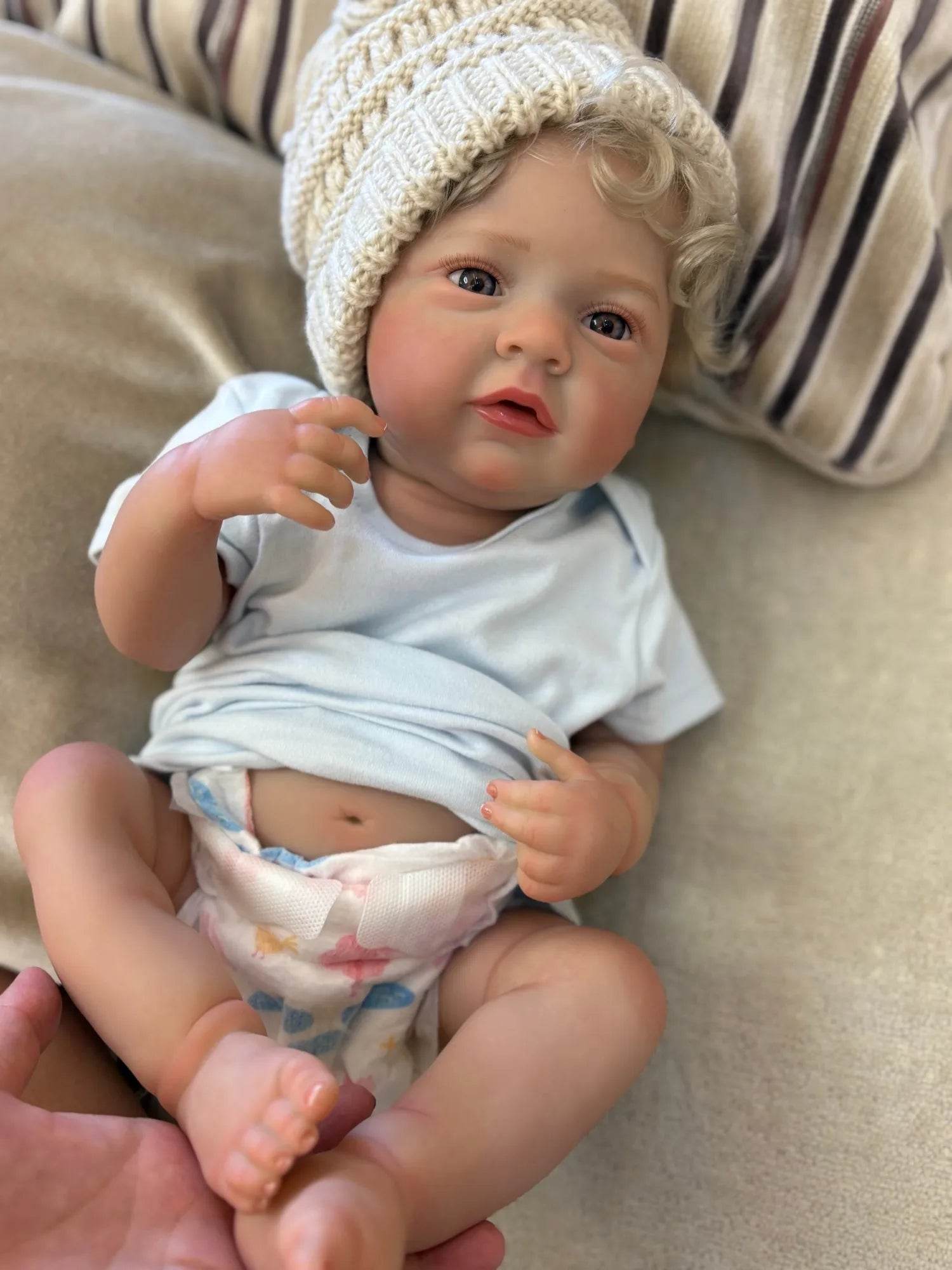 Premium Reborn Doll Rooted Hair 18 Inch For Collectors - ToylandEU