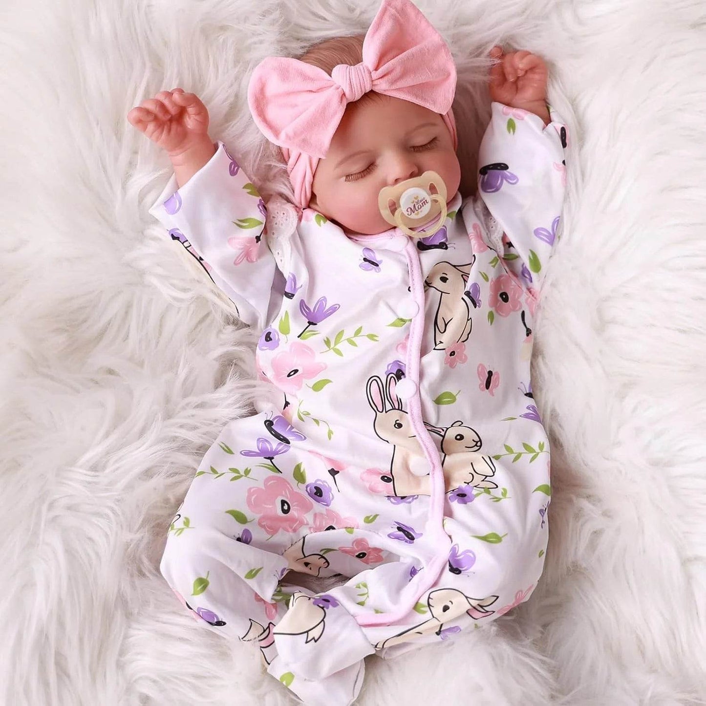 Premium Reborn Doll Rosalie 18 Inch Hand Painted 3D Skin - ToylandEU