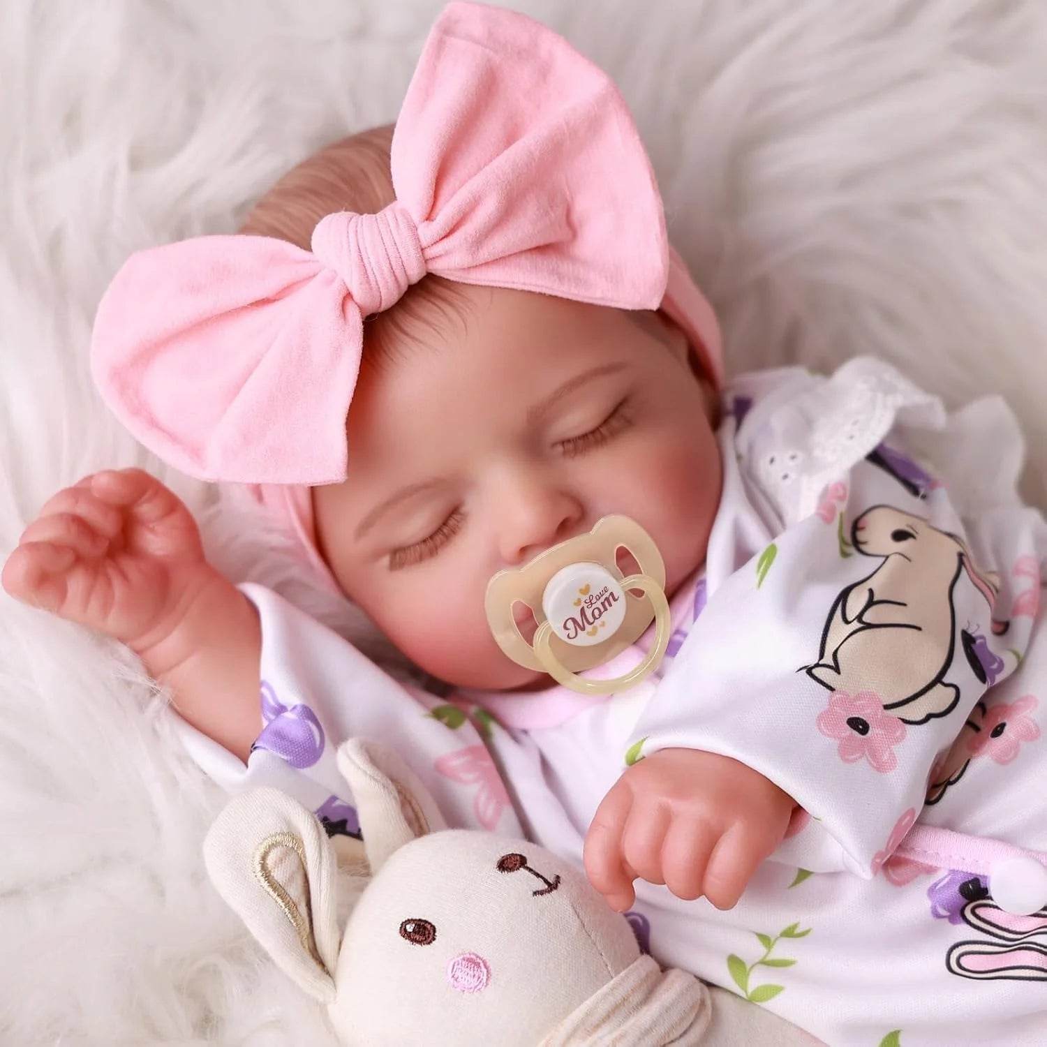 Premium Reborn Doll Rosalie 18 Inch Hand Painted 3D Skin - ToylandEU