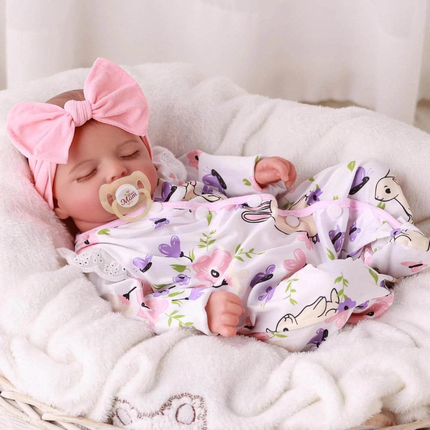 Premium Reborn Doll Rosalie 18 Inch Hand Painted 3D Skin - ToylandEU