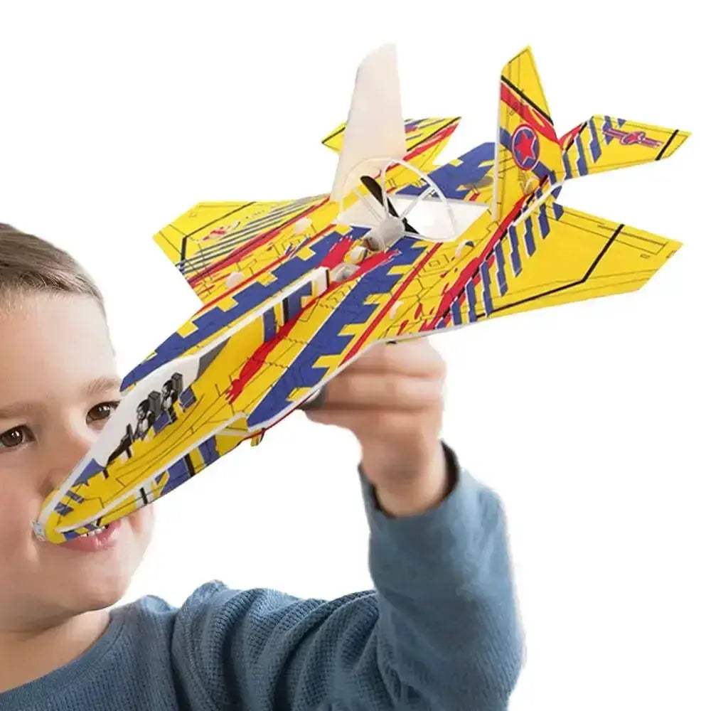 Premium Rechargeable Lightweight Foam Airplane Toy With Flight Mode For Kids Outdoor Flying - ToylandEU