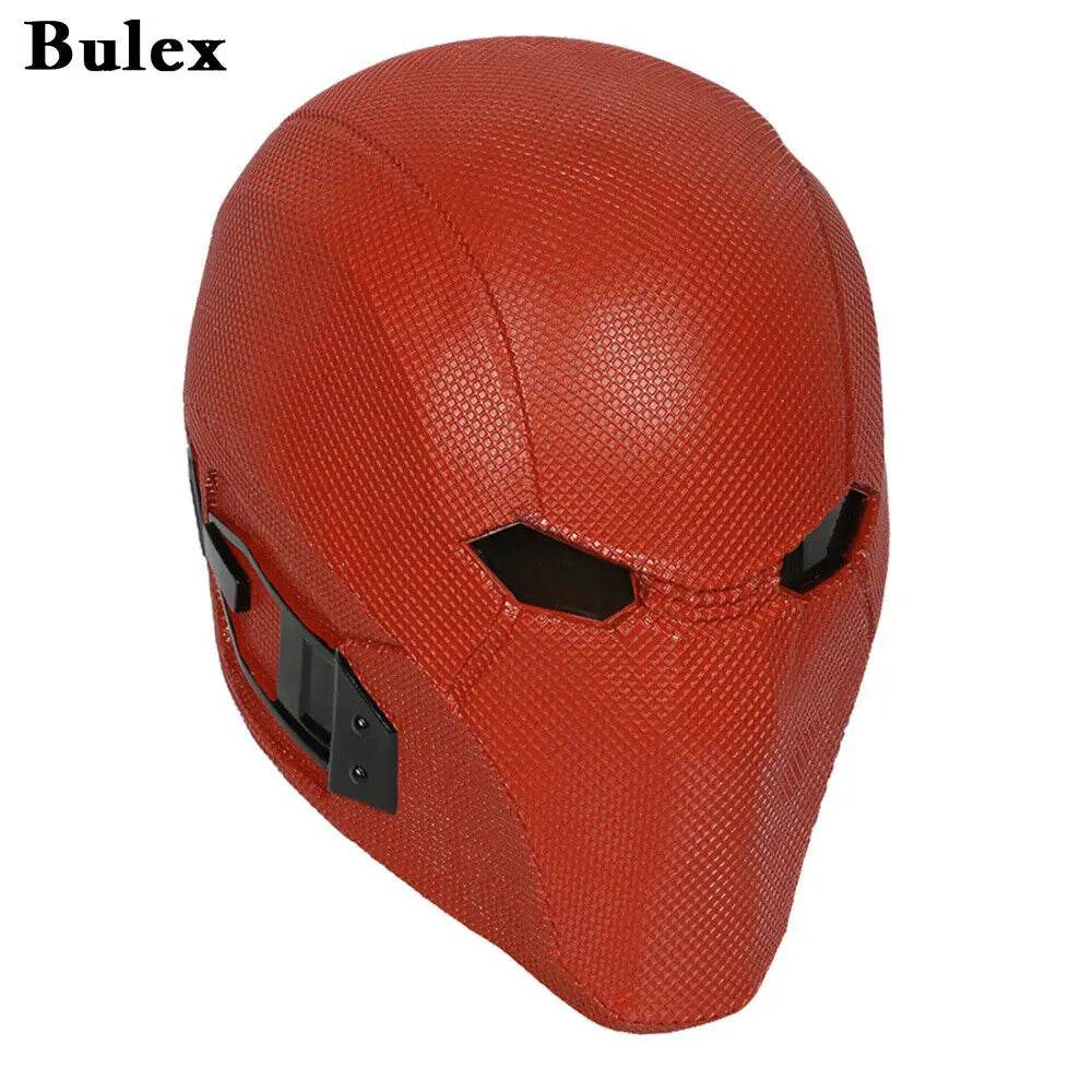Premium Red Hood Mask Full Head Latex Mesh Eyes For Adults - ToylandEU