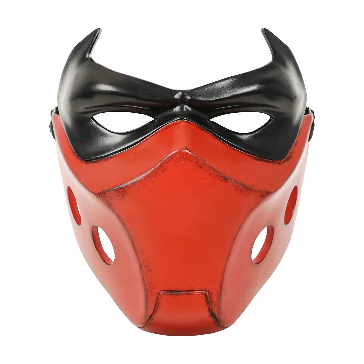 Premium Red Hood Mask Full Head Latex Mesh Eyes For Adults - ToylandEU