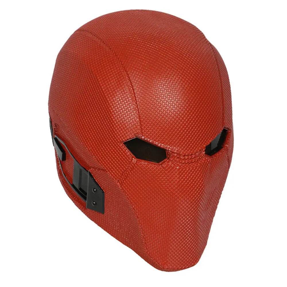 Premium Red Hood Mask Full Head Latex Mesh Eyes For Adults - ToylandEU