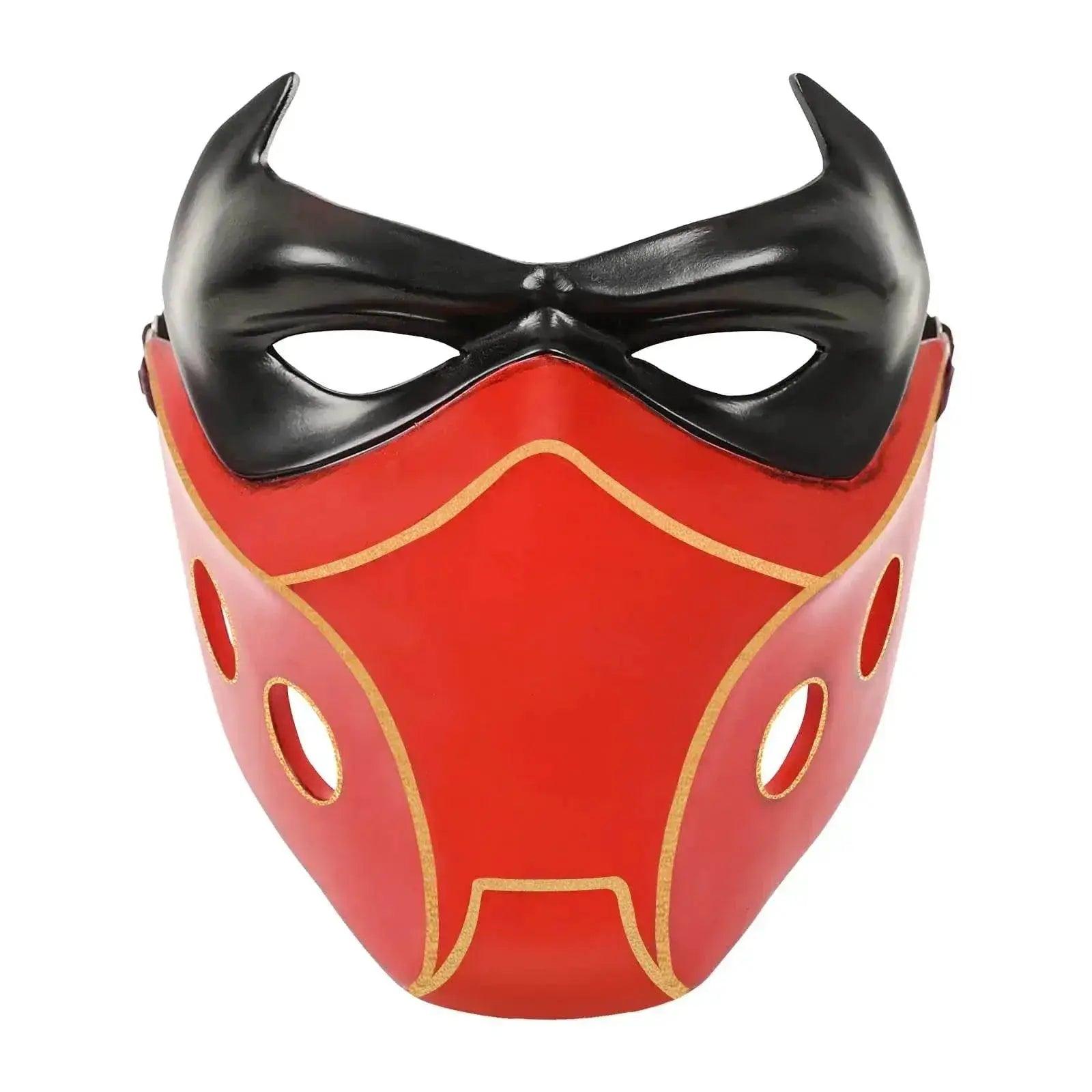  Premium Red Hood Mask Full Head Latex Mesh Toyland EU -  ToylandEU™