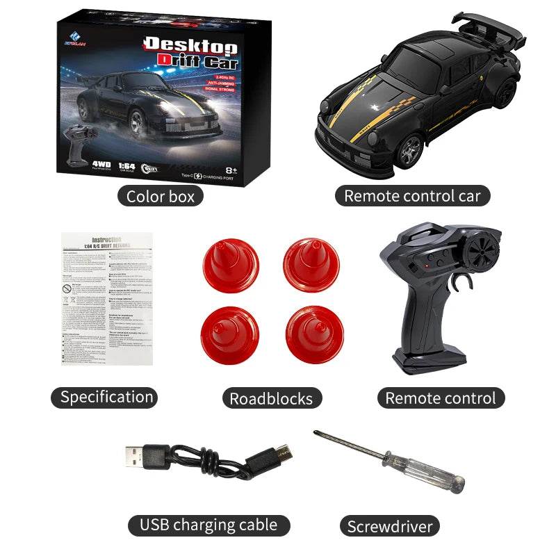 Premium Remote Control Car Drift 1to64 Four Wheel For Boys - ToylandEU
