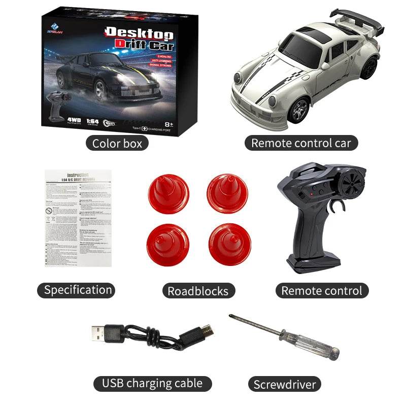 Premium Remote Control Car Drift 1to64 Four Wheel For Boys - ToylandEU