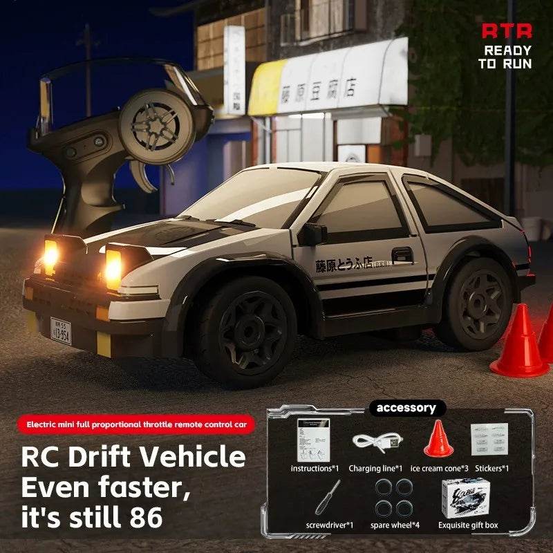 Premium Remote Control Drift Car Four Wheel Desktop Gift - ToylandEU