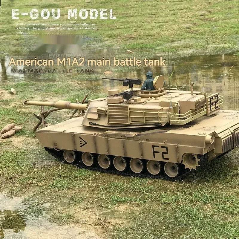 Premium Remote Control Tank M1A2 Infrared Battle For Boys - ToylandEU