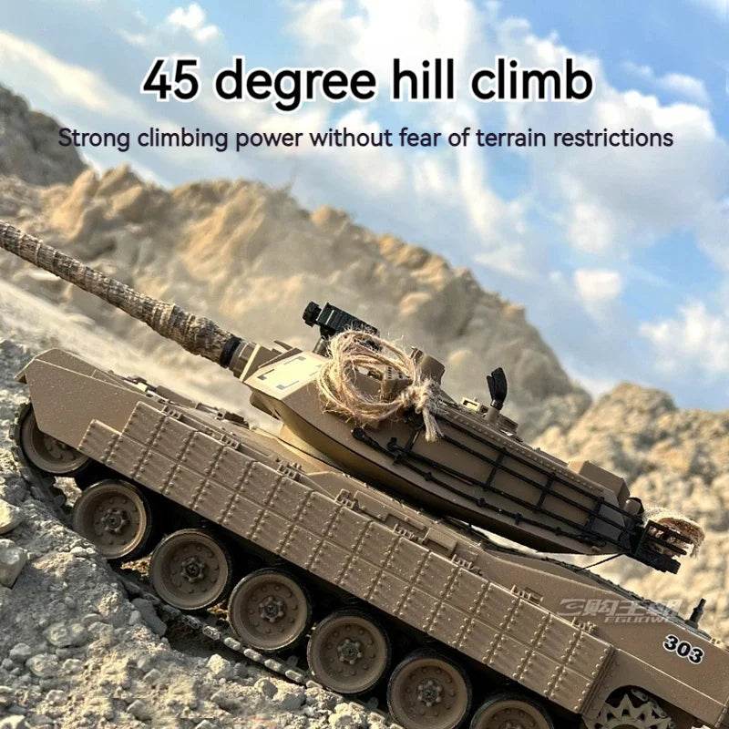 Premium Remote Control Tank M1A2 Infrared Battle For Boys - ToylandEU
