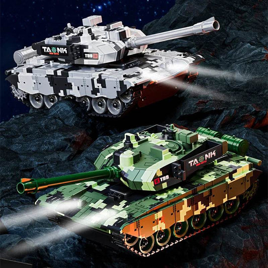 Função de tiro de tanque de controle remoto premium para meninos - ToylandEU
