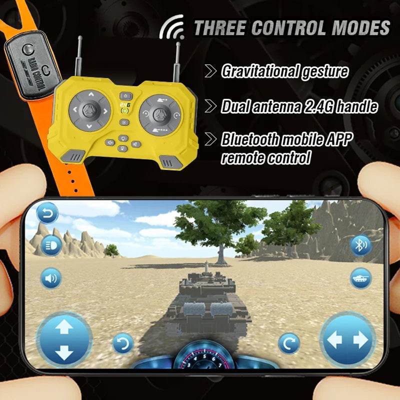 Премиум функция за стрелба с танк с дистанционно управление за момчета - ToylandEU