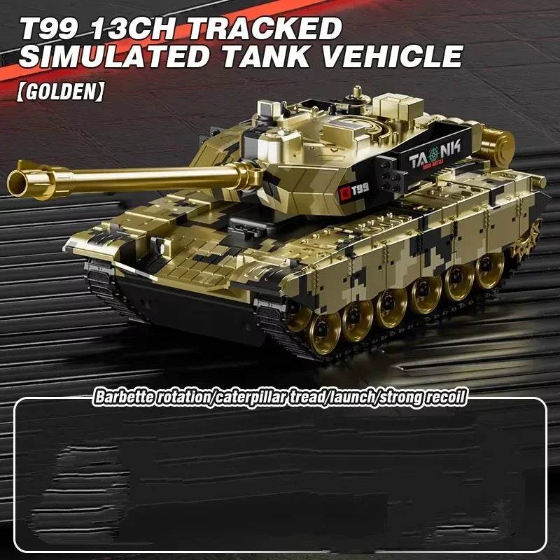 Премиум функция за стрелба с танк с дистанционно управление за момчета - ToylandEU
